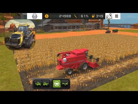 Gameplay farming simulator 18 || tutorial review - android 