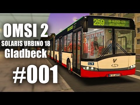 OMSI 2 mit dem Solaris Urbino 18 durch Gladbeck Linie 264 #001