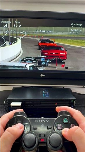 Precision, patience, and pure driving discipline define Gran Turismo 4 on the PlayStation 2.