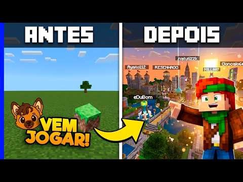 VEM JOGAR - MINECRAFT SURVIVAL + PIXELMON - CELULAR E PC - JAVA E BEDROCK - MINECRAFT BRASIL