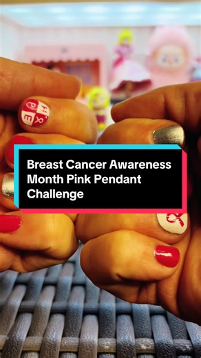 And here’s the version without me speaking!!Just the pink plushy crew supporting Breast Cancer Awareness Month & the Pink Pendant Challenge!#BreastCancerAwareness #october #earlydetection #mammogram #womenshealth