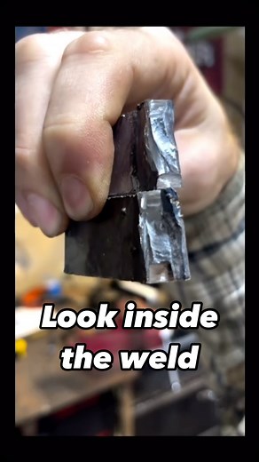 Nick breaks #weldtest #welding #fabrication #howto #weldernation #welder #diy #learn | Stick Man Fabrication