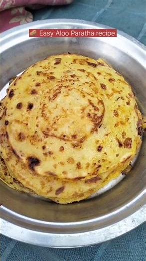 নরম ও মুচমুচে আলুর পরোটা | Easy Aloo Paratha Recipe #recipe ..