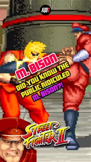 Did you know the public RIDICULED M. Bison #retrogaming #gaming #sf2 #streetfighter #mbison #snes