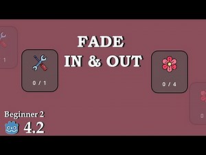 Card Animation - Fade in & out - Learn Godot 4 UI - no talking