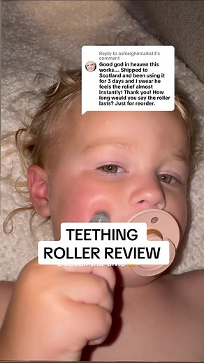 Natural Teething Roller for Babies | Pain Relief Review
