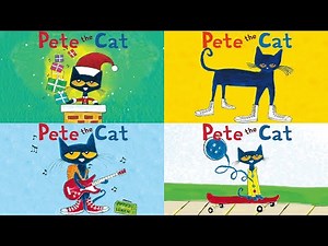 Pete The Cat Main 4 Books | KittyCatCollection | Read Aloud and Sing Along Story Books