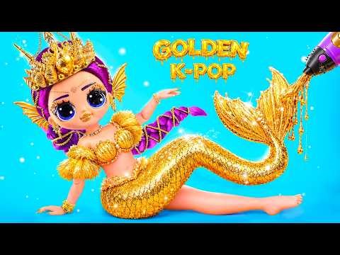 K-Pop Demon Hunters: Rumi DIY Makeover into Mermaid!