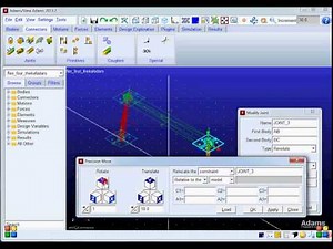 Msc ADAMS Tutorial 9 Flexible Four bar