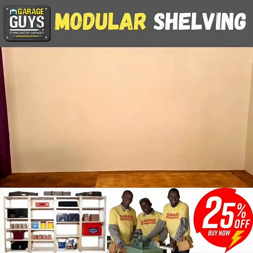 Say Goodbye to Clutter & make space work with our modular Shelving & Storage Solutions. Sale Now On!