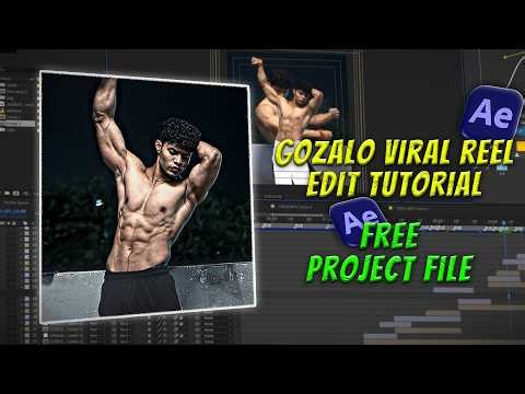 GOZALO Viral Reel Editing Tutorial | After Effects Tutorial + FREE Project File