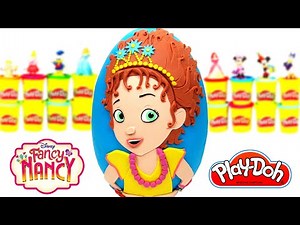 Huevo Sorpresa Gigante de Fancy Nancy Clancy en Español de Plastilina Play Doh