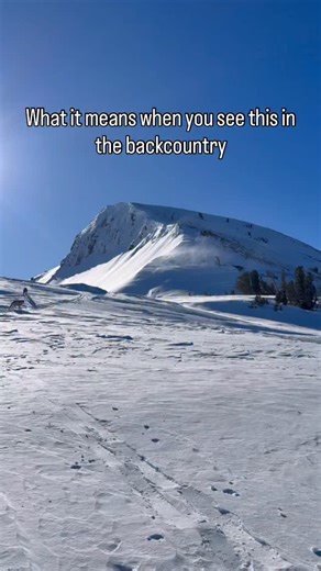 Wilderness Education | Ever notice snow blowing straight off a ridgeline and wondered why that matters? That snow getting ripped off the top of the mountain is... | Instagram
