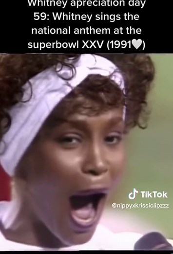 Whitney Houston Super Bowl National Anthem 1991 Tribute