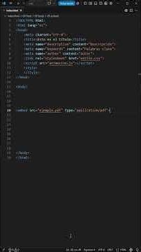 La etiqueta EMBED en HTML #tutorial #html