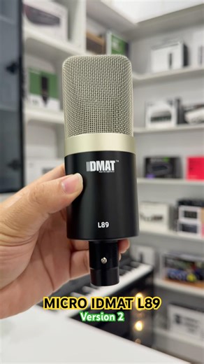 Micro IDMAT L89 version 2 nguồn 48V chất lượng cho thu âm, hát live #livestream #lehoangstudio