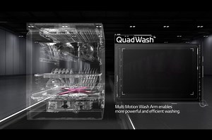 Top Control Dishwasher with QuadWash - LDB4548ST | LG USA