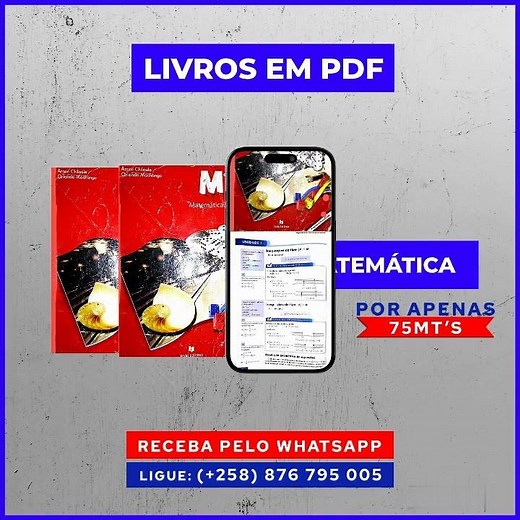 Baixe Todos os Livros Escolares de Moz em PDF–Matemática, Física, Biologia,Química, História e Mais!