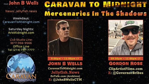 Mercenaries in the Shadows - John B Wells LIVE