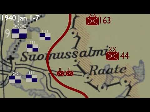Battles of WW2 - The Winter War 1939-40 in animated maps