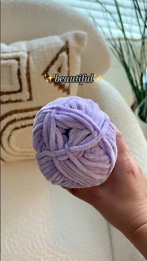 You NEED to add Bella Chenille yarn to your stash 💜 #yarn #universalyarn #bellachenille