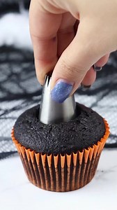 4.1K views · 110 reactions | Slime' filled Chocolate Cupcakes!  Stay tuned for how I made the super easy vanilla pudding slime  Sprinkles: Fancy Sprinkles - code 15LOVEISBAKEABLE for 15% off at fancysprinkles.com #halloweencupcakes #spookycupcakes #chocolatecupcakes #cupcaketime #loveisbakeable | Loveisbakeable | Facebook