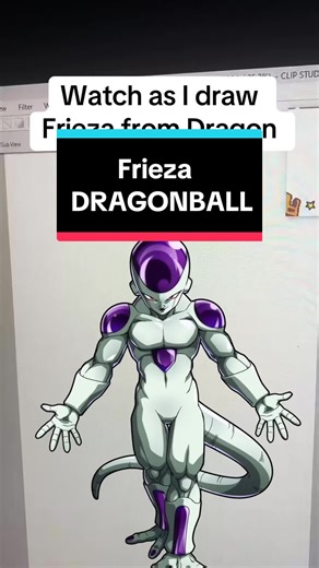 Watch as I draw Frieza from Dragon Ball Super ✍️ Digital anime drawing process, from rough sketch to clean line art and coloring, focusing on expression, pose, and smooth digital inking. This video shows my digital anime art process, including sketching, line art, and coloring, inspired by the Dragon Ball Super anime style. Perfect for fans searching Frieza digital art, Dragon Ball Super fan art, and digital anime drawing. frieza dragon ball super digital art dragon ball super fan art digital an