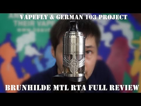 Vapefly Brunhilde Top Coiler MTL RTA | Best Juice Capacity MTL Tank in 2019?