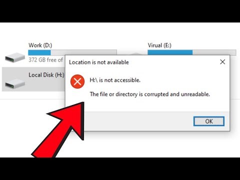 Fix File or Directory Is Corrupted and Unreadable Error Fast