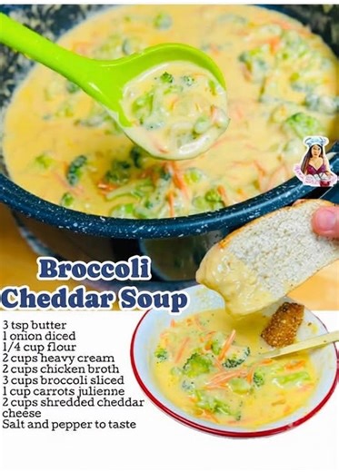 Creamy Soup (Velvety Vegetable Blend) Description: This smooth, comforting creamy soup is perfect for cozy nights. It’s rich, nutritious, and packed with soft, blended vegetables and warming flavors. Ingredients: 1 tbsp olive oil or butter 1 onion, chopped 2 garlic cloves, minced 2 carrots, chopped 2 potatoes, peeled and cubed 1 zucchini or 1 cup chopped cauliflower 4 cups vegetable or chicken broth 1/2 cup heavy cream (or coconut milk for dairy-free) Salt & pepper to taste Fresh herbs (parsley 