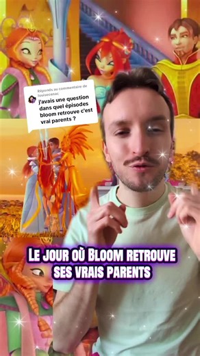 Bloom retrouve ses vrais parents dans Winx Club