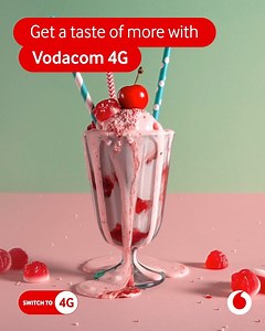 Sipping on a 3G Summer is tasty, but with Vodacom 4G, the experience is definitely worth the switch. So, #JustSwitch and find out more: http://bit.do/fku3Y | Vodacom