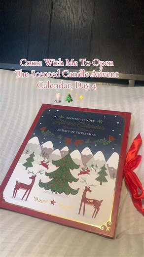 Opening Day 4 of the Scented Candle Advent Calendar