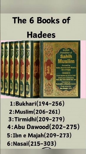 6 Books of Hadees