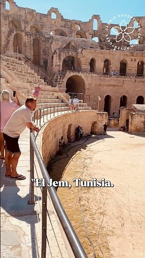 El Jem Colosseum Tunisia — Inside the Third Largest Roman Amphitheater in the World #tunisiatravel