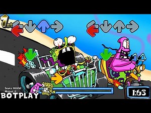 FNF: road rage recreation // Spongebob Vs Patrick [BOTPLAY] █ Friday Night Funkin' █