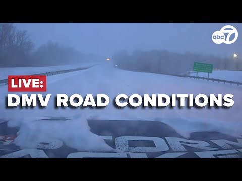 🔴LIVE ON THE ROAD | 7News Stormtracker is checking road conditions through Maryland, Virginia & DC