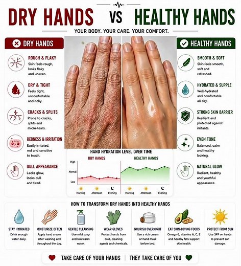 🖐️ Hand Health Series #1 | Dry Hands vs Healthy Hands
