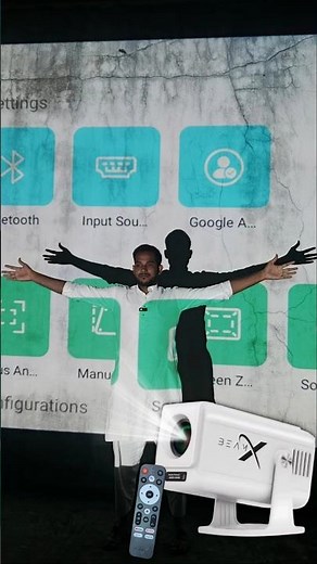 Beamx Thunder Pro Projector 200inch Screen Test #shorts