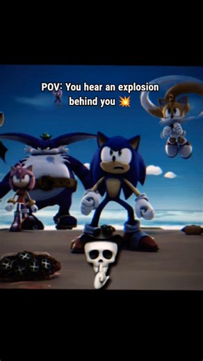 "WHAT WAS THAT EXPLOSION?! 🤯💥 SONIC & FRIENDS GOT BLASTED!"#SonicPrime#Explosion#EpicMoment