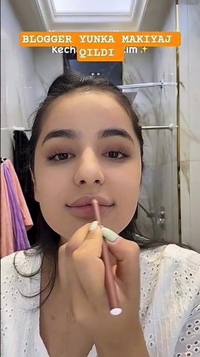 BLOGGER YUNKA MAKIYAJ QILDI😍 #yunka #yunetta #shoubiznes
