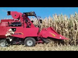2026 Model Latest small 2-Row Picking Cob Corn Harvester with husker system