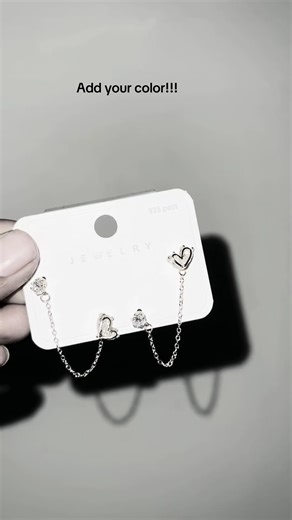 Stylish Double-Piercing Chain Earrings for Everyday Looks