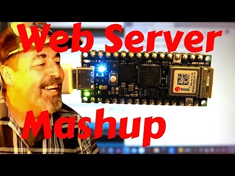 Nano RP2040 Connect Web Server Mashup