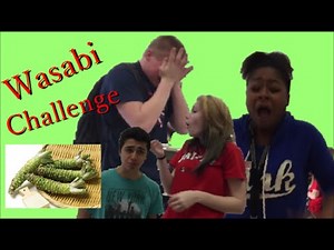 外国人が初めてワサビを挑戦してみた！ 【実写】Wasabi Challenge