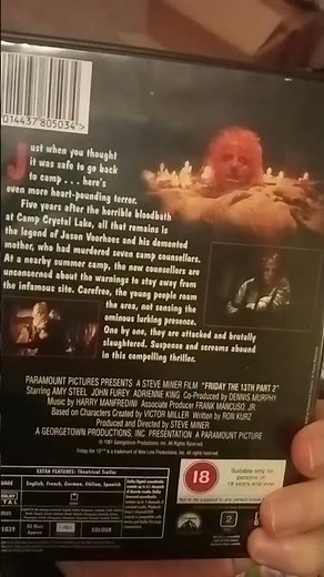 Friday the 13th part 2 movie dvd