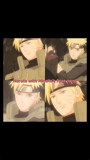 Minato & Kushina's face card❤😭 #anime #naruto #minato #narutoshippuden #viral #youtubeshorts #shorts