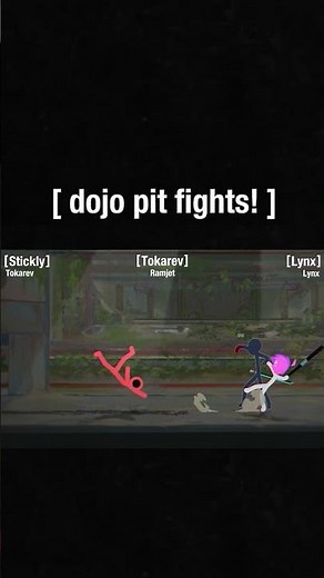 Dojo Pitfights!! #animation #stickfigure #stickman