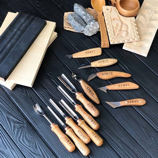 STRYI Wood Carving Toolkit, Gouges Set, Chisels Set, Gift for Woodworker, Woodcraft Tools - Etsy Canada