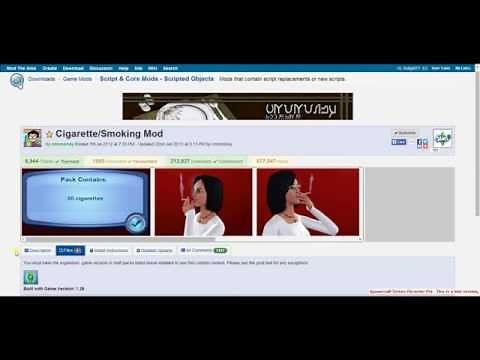 Sims 3 Cigarette Mod